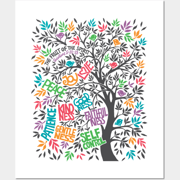 The Fruit of the Spirit - LOVE JOY PEACE Wall Art by Liyin Yeo